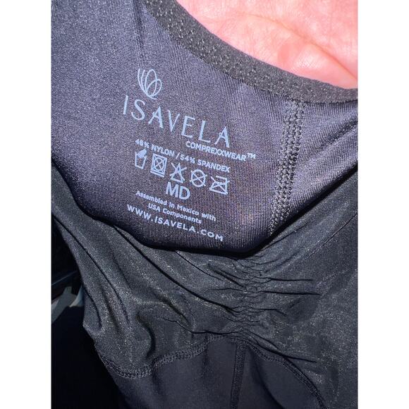 Isavela Post-Surgical Compression Garment Black Size M - Picture 2 of 6